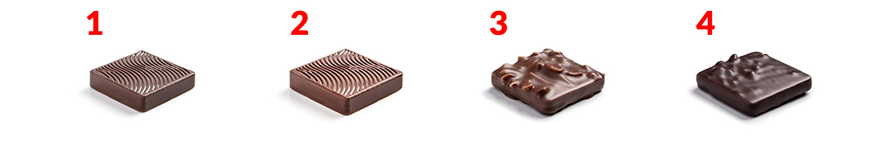 The Prestige box and its 16 chocolate candies