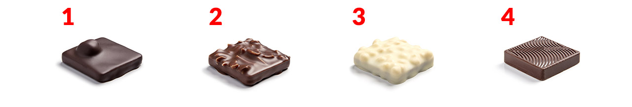 Discovery box of 4 pralines