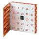 Calendrier de l’avent contenant 24 chocolats