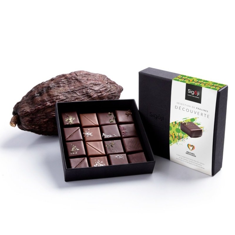 Coffret prestige chocolats 260g – Chocolat Gaucher Saint-Etienne